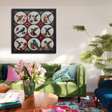 Hummingbirds Among Flowers Jigsaw Puzzle 1000 Pieces