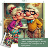 Aging Sweethearts Jigsaw Puzzle 1000 Pieces