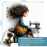 Pezzi di puzzle a puzzle per tartaruga d'arte 1000