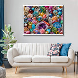 Gemstone Kaleidoscope Jigsaw Puzzle 1000 Piece