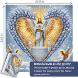 Divine Heart Radiance Jigsaw Puzzle 1000 Pieces
