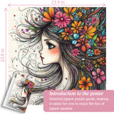 Blossom in Her Hair Jigsaw Puzzle 1000 Pieces