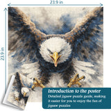 Ink Eagle Jigsaw Puzzle 1000 Pieces
