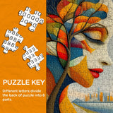 Puzzle puzzle per frenesia psichedelica 1000 pezzi