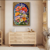 Golden Frame Florals Jigsaw Puzzle 1000 Pieces