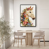 Floral Horse Collage Jigsaw Puzzle 1000 Pieces
