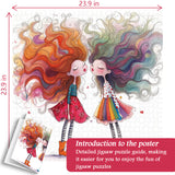 Puzzle puzzle per frenesia psichedelica 1000 pezzi