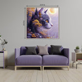 Moonlit Cat Jigsaw Puzzle 1000 Pieces