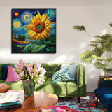 Starry Sunflower Jigsaw Puzzle 1000 Pieces