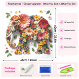 Wildflower Elephant Diamond Painting Kit