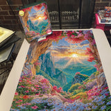 Flowers Cave Entrance Jigsaw Puzzle 1000 Pieces