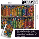 Botanical Bookshelf Jigsaw Puzzle 1000 Piece