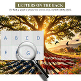 Flag Roots Sunset Oak Jigsaw Puzzle 1000 Piece
