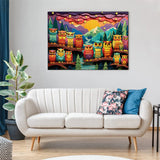 Colorful Owls Jigsaw Puzzle 1000 Pieces