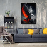 Crimson Flame Eagle Jigsaw Puzzle 1000 Pieces