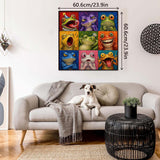 Colorful Frog Faces Jigsaw Puzzle 1000 Piece
