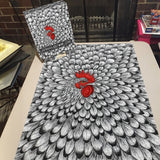 Ink Rooster Jigsaw Puzzle 1000 Pieces