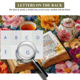 Floral Tea Reading Jigsaw Puzzle 1000 Pieces