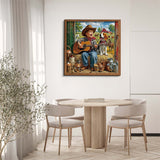 Cowboy Strums Jigsaw Puzzle 1000 Piece
