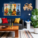Four Seasons Guitar Jigsaw Puzzle 1000 Pieces