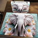 Éléphant gracieux puzzle 1000 pièces
