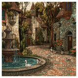 Serene Fountain Jigsaw Puzzle 1000 Pieces