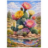 Blooming Cactus Jigsaw Puzzle 1000 Pieces