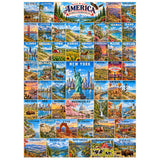 50 States & Washington, D.C Jigsaw Puzzle 1000 Piece