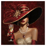 Gilded Champagne Diamond Painting Kit