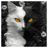 Yin Yang Cat Jigsaw Puzzle 1000 Pieces