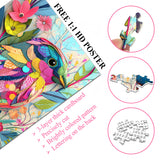 Collage Colorful Bird Jigsaw Puzzle 1000 Pieces