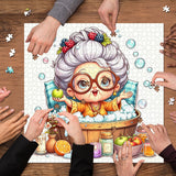 Granny's Bubble Bath Jigsaw Puzzle 1000 Pieces