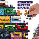 Vintage Cassette Tapes Jigsaw Puzzle 1000 Pieces