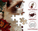 Peony Cat Dreams Jigsaw Puzzle 1000 Pieces