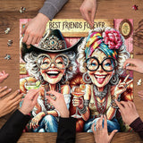 Hippie Besties Jigsaw Puzzle 1000 Pieces