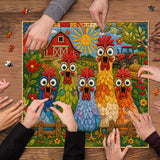 The Cluck Squad Jigsaw Puzzle 1000 Pieces