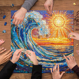 Sunshine and Waves Jigsaw Puzzle 1000 Pieces