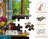 Points de puzzle de printemps 1000 pièces