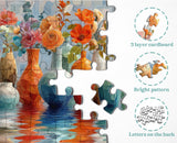 Colorful Vases Jigsaw Puzzle 1000 Pieces