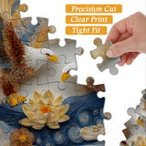 Quilled Twin Eagles Jigsaw Puzzle 1000 Pieces