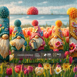 Garden Gnomes Jigsaw Puzzle 1000 Pieces