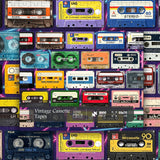 Vintage Cassette Tapes Jigsaw Puzzle 1000 Pieces