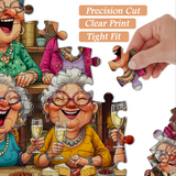 Tipsy Time with Besties Jigsaw Puzzle 1000 Pieces