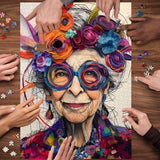 Puzzle puzzle per frenesia psichedelica 1000 pezzi