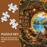 Autumn Book House Jigsaw Puzzle 1000 Piece