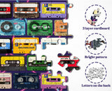 Vintage Cassette Tapes Jigsaw Puzzle 1000 Pieces