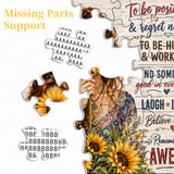 Sunflower Positivity Jigsaw Puzzle 1000 Pieces