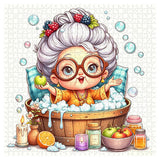 Granny's Bubble Bath Jigsaw Puzzle 1000 Pieces