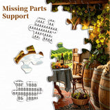 Sunlit Tuscan Wine Cellar Jigsaw Puzzle 1000 Pieces
