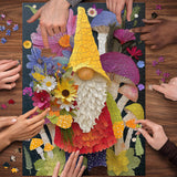 Flowers and Gnome Jigsaw Puzzle 1000 Pieces